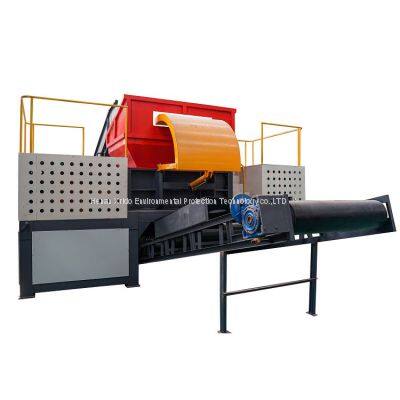 Double shaft rubber tyre tire Shredding waste Plastic Shredder machine iron Aluminum scrap metal shredders