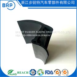 Custom EPDM h Shape Bus Warehouse Container Trailer Revolving Door Black Seal Strip Profile Extrusion