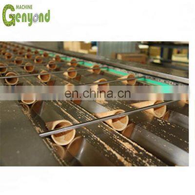 China Shanghai Factory Small Capacity Ice Cream Waffle Wafer Cone Maker Plant Making Processing Machine Production Line