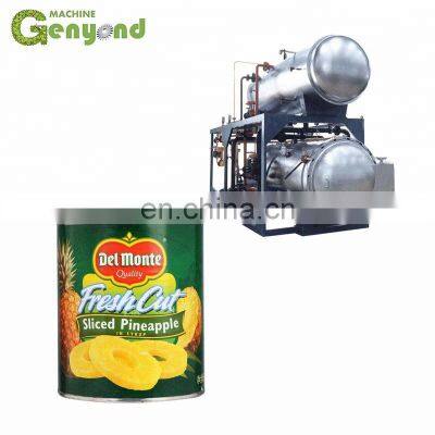 Canned Food Meat Beef Tuna Fish Fruit Orange Pear Yellow Peach Grape Sterilizing Autoclave photo-2