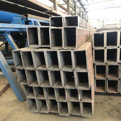 China Black Square Steel Pipe Seamless Black Steel Tube Rectangular Carbon Hollow Section Tube