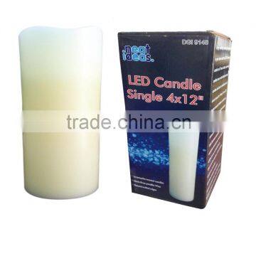 led candle single 4*12 inch