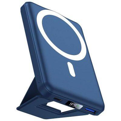 Strong Magnetic Wireless Power Bank 10000mAh Large Capacity Max 15W Wireless Fast Charging Power Bank