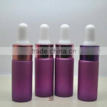 10ml cosmetic glass dropper vial,painting color glass vial with metal dropper