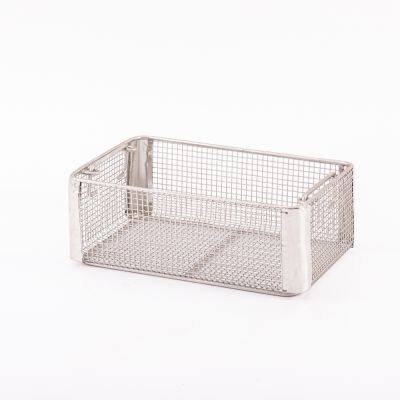 High Performance 304 Stainless Steel Woven Wire Mesh Storage Basket photo-5