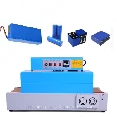 18650 21700 32650 26650 PVC sealing shrink wrapping machine for Single - Cell & Battery Pack PVC Shrinking