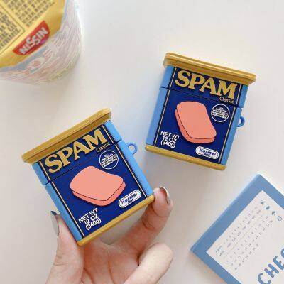 Luncheon Meat Design Earphone Accessories Cases for Airpods 1 2 3 Pro Case