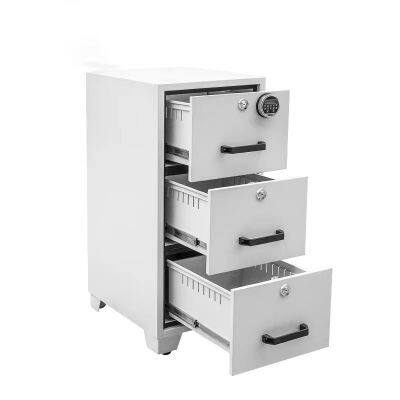 Wholesale Fire Resistant Filing Cabinet Office Use Fireproof Drawer Cabinets Steel Filing Cabinet photo-4