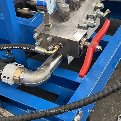Ultra High Pressure 1400bar-2800 Bar Cold Water Jet Pump New Condition for High Efficiency Cold Water Cleaning photo-3