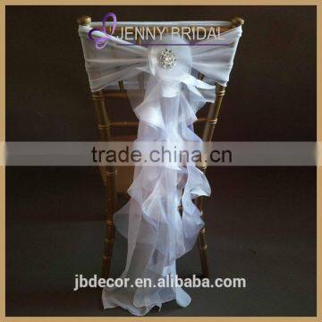 C147G Silver Gray Wedding Cheap Chair Covers Chair Sashes photo-3