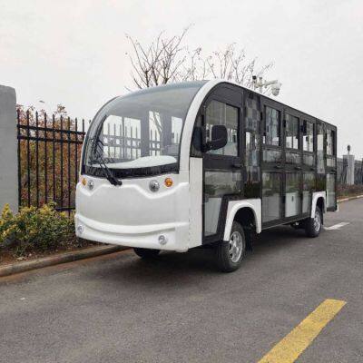 Lk08 Electric Sightseeing Bus With Seats and Doors | Fully Enclosed 8-seater Sightseeing Bus | Electric Vehicle for Reception in Factories and Wharves