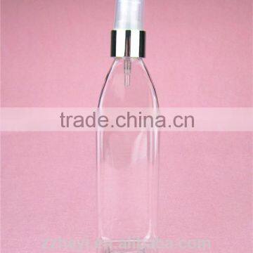 5oz 155ml clear food grade novel plastic square bottle empty for cosmetics