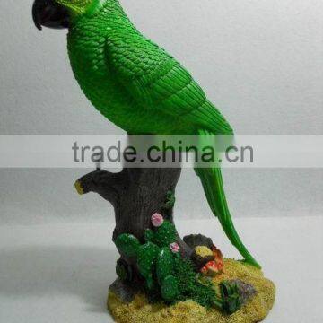 Resin Parrot bird animal statue for garden light decoration                        
                                                                                Supplier's Choice