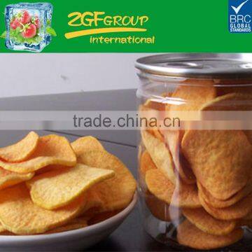 vacuum fried(VF) crispy sweet potato chips healty snacks low fat