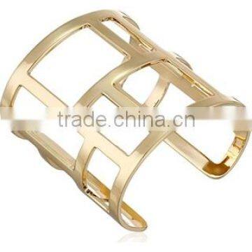 Gold-Tone Cutout Cuff Bracelet wide cuff bracelet