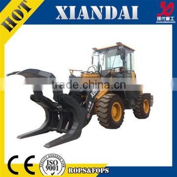 XD922E 1.8Ton Wood Grab loader (Log Loader Timber Wheel Loader) with CE FOR SALE (alibaba express) made in china