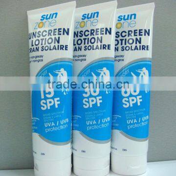 plastic sunscreen packaging tube,sun-blocking tube