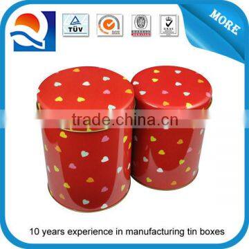 Chinese Custom Round Tea Tin Box Set Round Tea Tins Wholesale photo-2