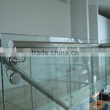 BG-01 tempered glass fence/guard board glass with stainless steel parts(3-19mm)