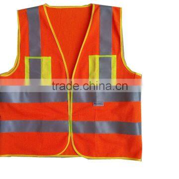 safety mesh reflective vest with pocket