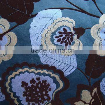 Printing & Flocking PU Leather for Furniture