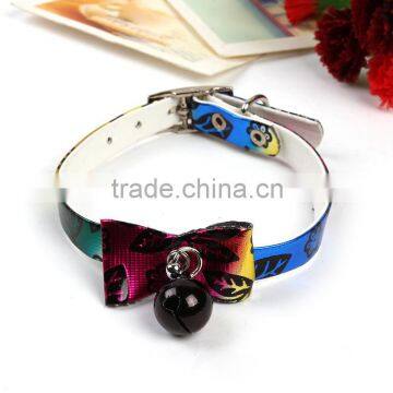 Bow Tie Collar Bells Pet Collar Small Dog Collars Pet Supplies Customized photo-2