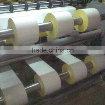 cast coated adhesive sticker paper in wrapped