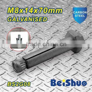 BS2G08 Expansion Anchor Bolt hex bolt Grade 8.8