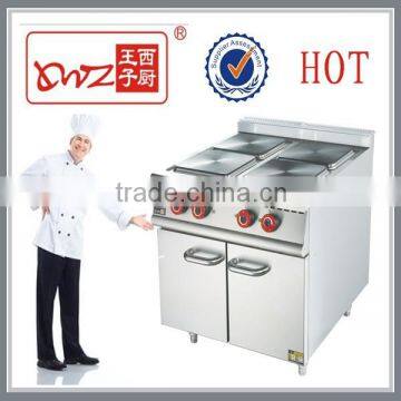 Electric cooker with cabinet