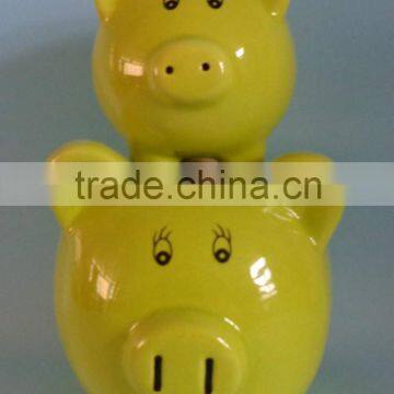 stackable ceramic piggy bank,ceramic money box,ceramic coin bank