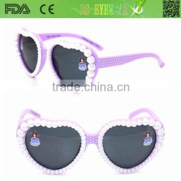 New design heart shape fashion sun glasses,sunglasses for kids