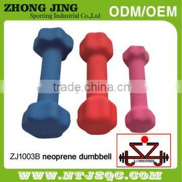 High grade Color Vinyl Dipping Dumbbell made in nantong