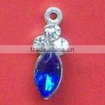 Bra metal accessory rhinestone decorative pendant