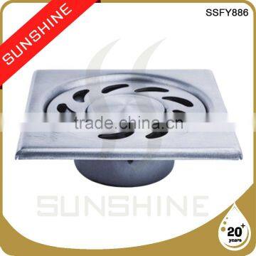 SSFY886 Bathroom and toilet square stainless steel linear drainage