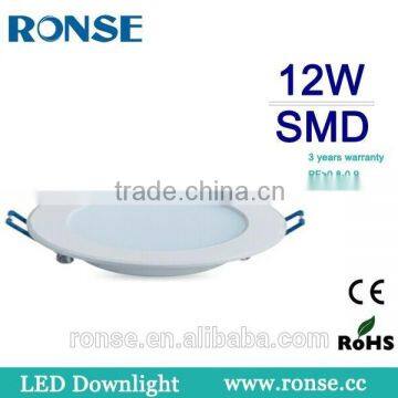 Ronse dimmable led downlight thin slim design high quality(TD06E12S 12W)