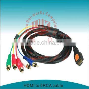 High speed HDMI to 5rca cable