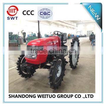 WEITUO Brand 4wd Rice Farming Tractor