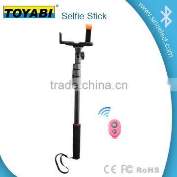 Monopod Extendable Selfie Stick with built-in Bluetooth Remote Shutter