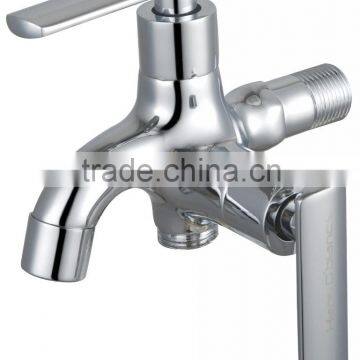 Good Quality Chrome Brass Bib Tap Water, Recessed Two Way Tap