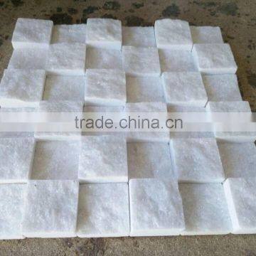 3D quartzite stone mosaic wall decoration