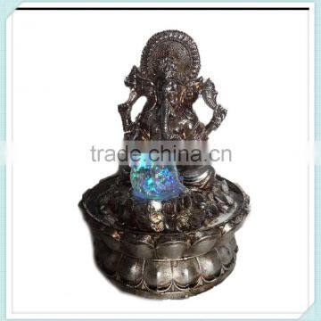 Garden indoor outdoor decor resin hindu god fountain