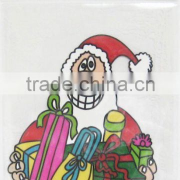 PVC Sticker for Christmas, size 15*25*0.2cm, conform to EN71