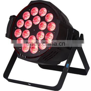 China Dmx 512 Indoor 18pcs Rgbwa 5in1 Cob Led Par 64 Rgb Dmx Stage Lighting photo-2