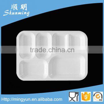 6 compartment melamine fast food tay