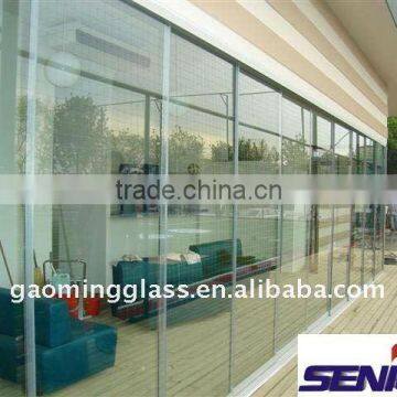 Laminated glass for bulding