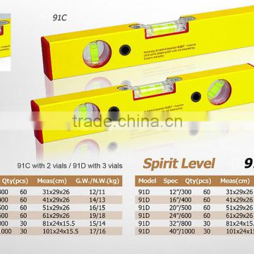 Three Bubbles Magnetic Spirit Aluminum level