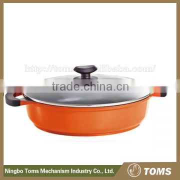 Home Die Cast Aluminium Saute Pans With Lid