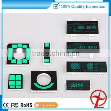 customized led display digit display for family appliance ice blue color