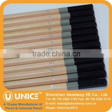 Nutural Wood Sketching Pencils; Artist Grade Wooden Sketching Pencils photo-3