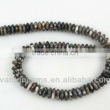 China Factory Direct Wholesale 25mm Network Stone Rough Coins Semi Precious Natural Network Stone photo-3